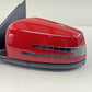 12-14 Mercedes W204 C250 Driver Left Door Mirror Side View Mars Red OEM