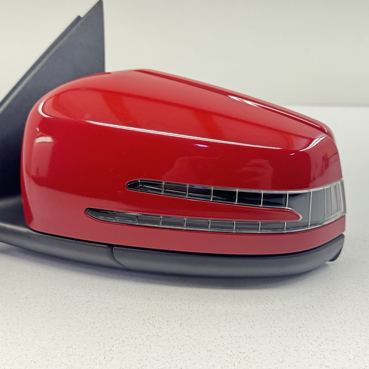 12-14 Mercedes W204 C250 Driver Left Door Mirror Side View Mars Red OEM