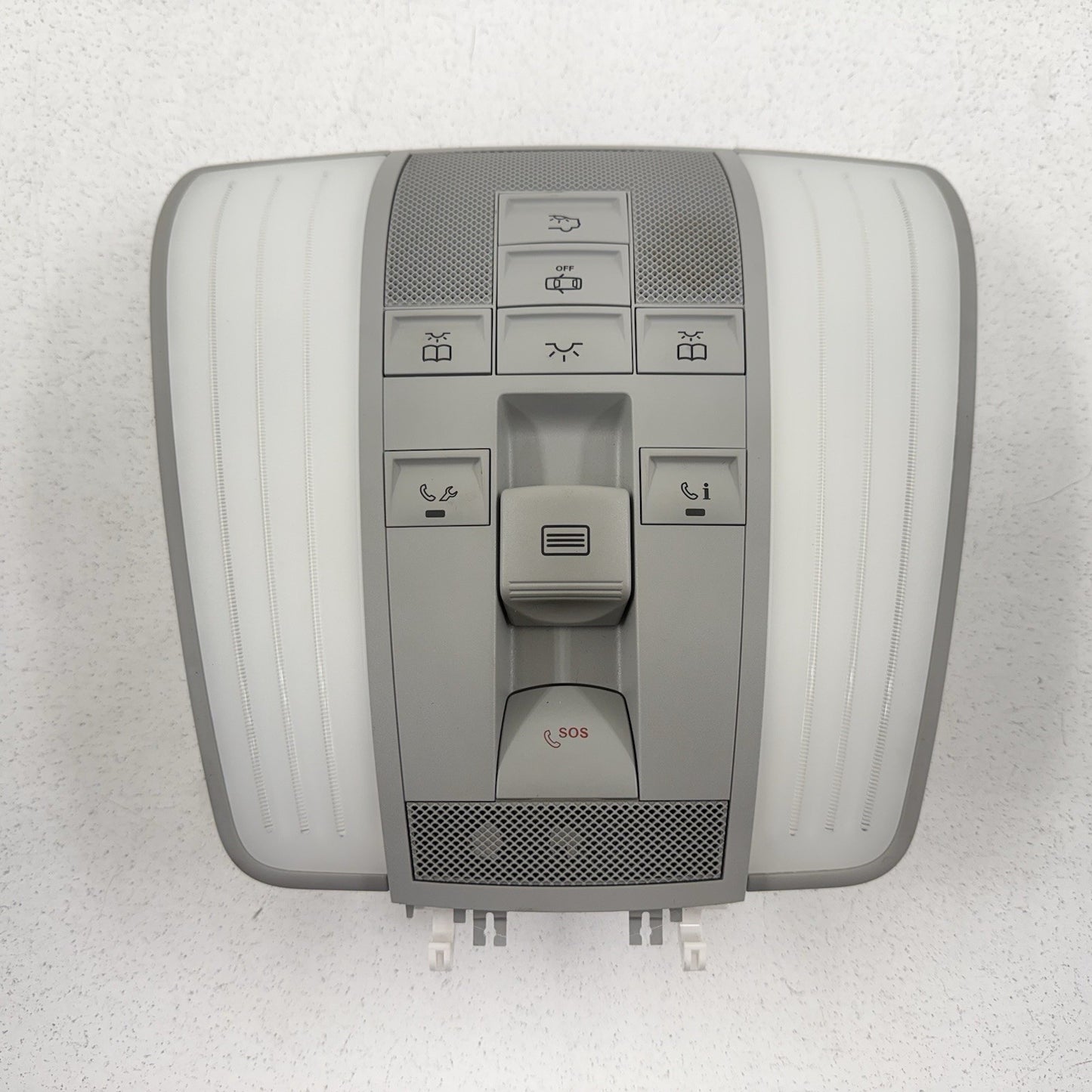 12-18 Mercedes W218 CLS550 Front Overhead Console Dome Light Lamp Panel Gray OEM