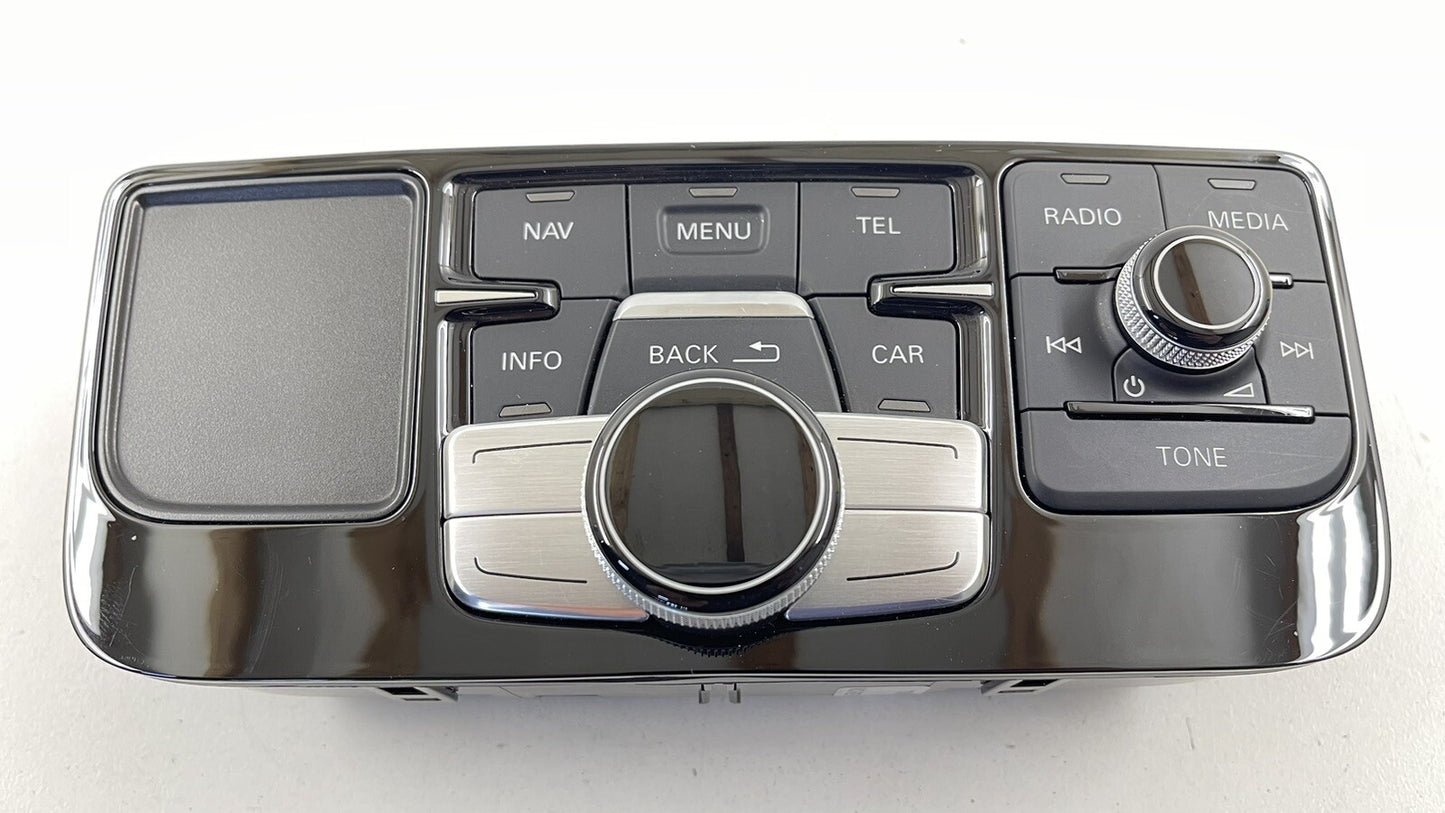 11-18 AUDI A8 S8 MULTIMEDIA INTERFACE CONTROL KNOB SWITCH 4H1 919 600 H OEM