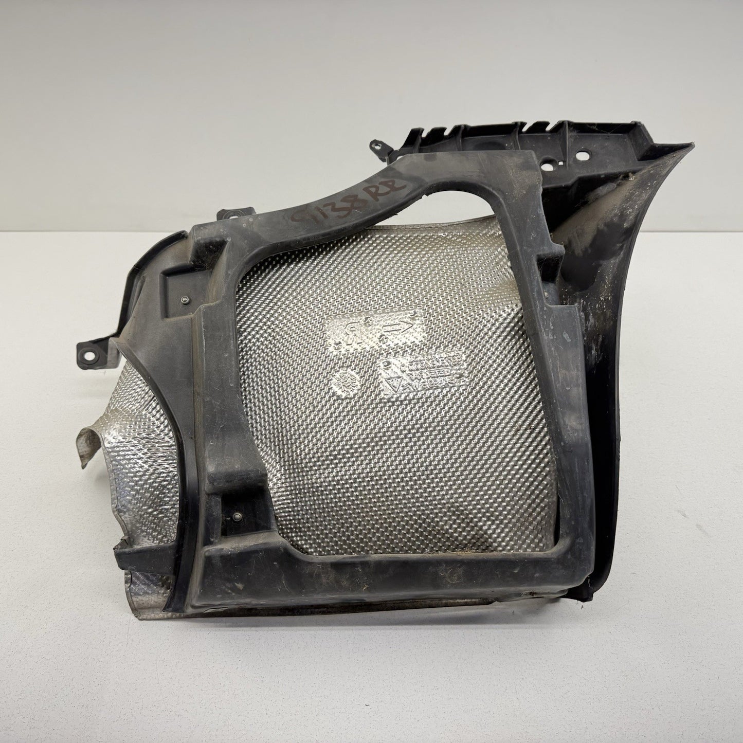 05-08 Porsche 911 997 AWD Right Rear Bumper Bracket Liner Guide Heat Shield OEM