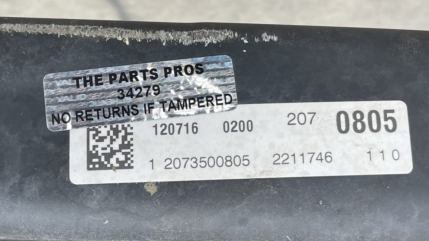 14-17 MERCEDES BENZ E550 W207 REAR SUBFRAME CROSSMEMBER CRADLE 2073500805 OEM