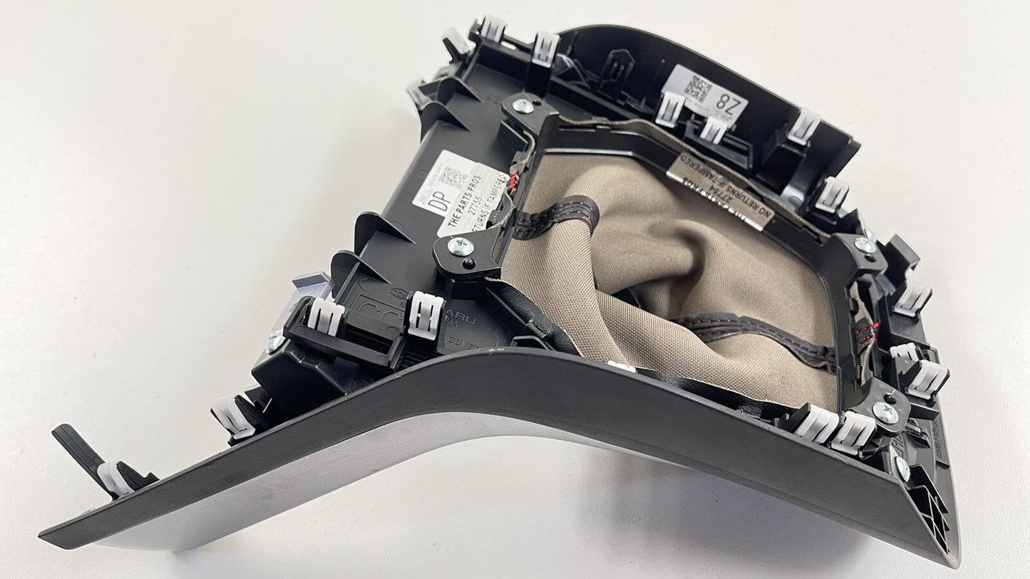 2022 SUBARU BRZ CENTER CONSOLE MANUAL GEAR SHIFT BOOT TRIM COVER 92121CC000 OEM