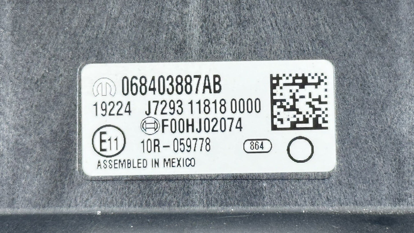 14-23 MASERATI GHIBLI NETWORK GATEWAY CONTROL MODULE 068403887AB OEM
