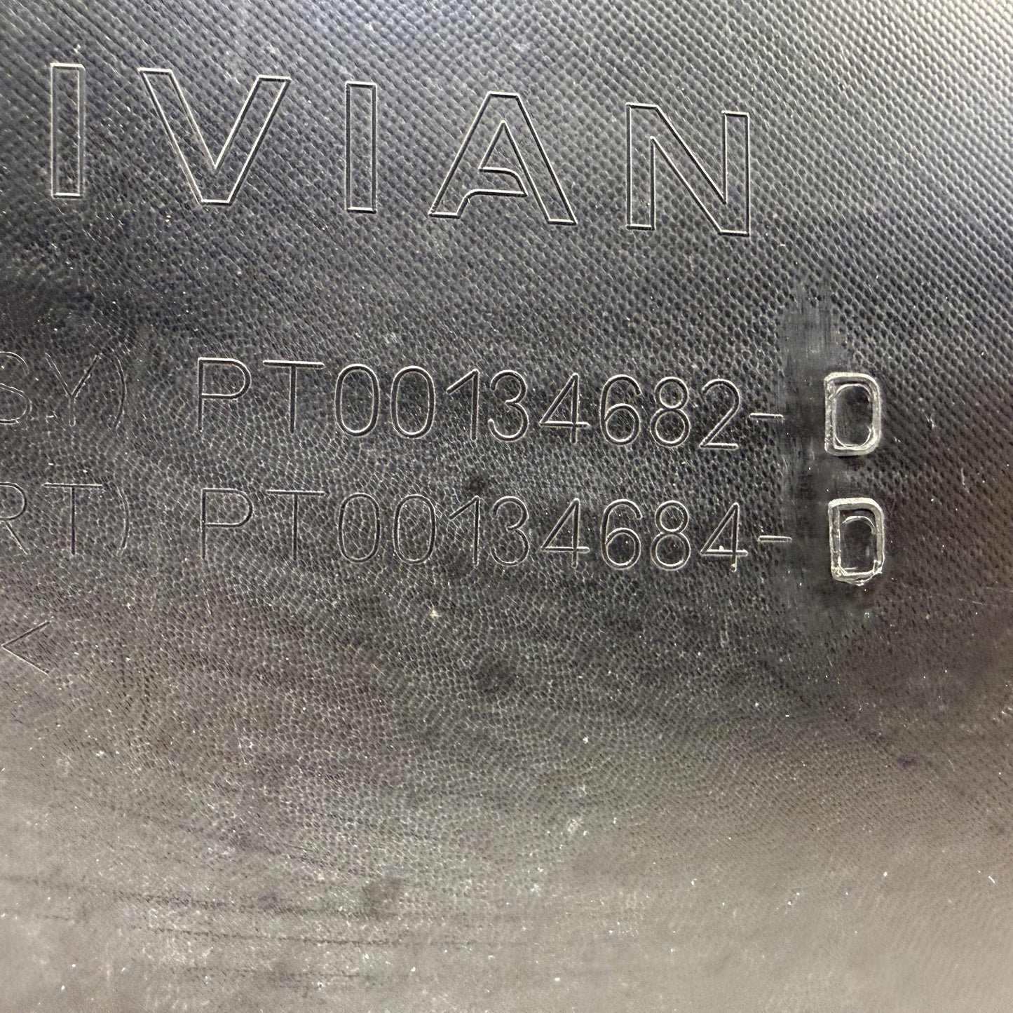 2022-2024 Rivian R1S Right Rear Fender Liner Wheel Arch Splash Guard OEM