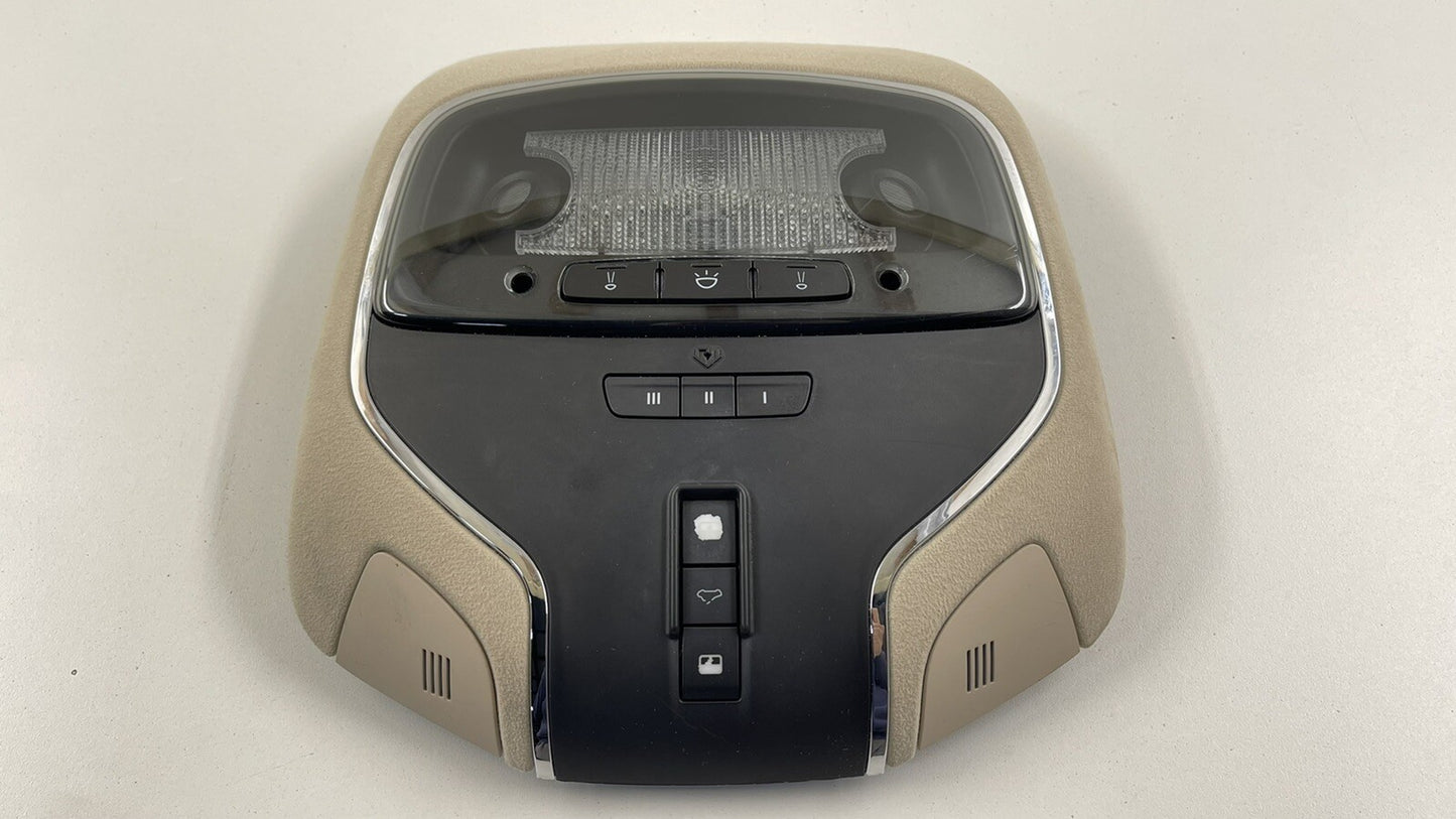 14-16 MASERATI GHIBLI FRONT OVERHEAD CONSOLE LIGHT LAMP CONTROL PANEL DOME OEM