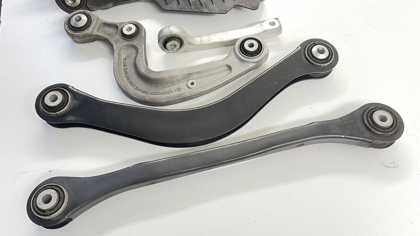 17-20 AUDI A4 S4 DRIVER LEFT REAR CONTROL ARM SUSPENSION SET OEM