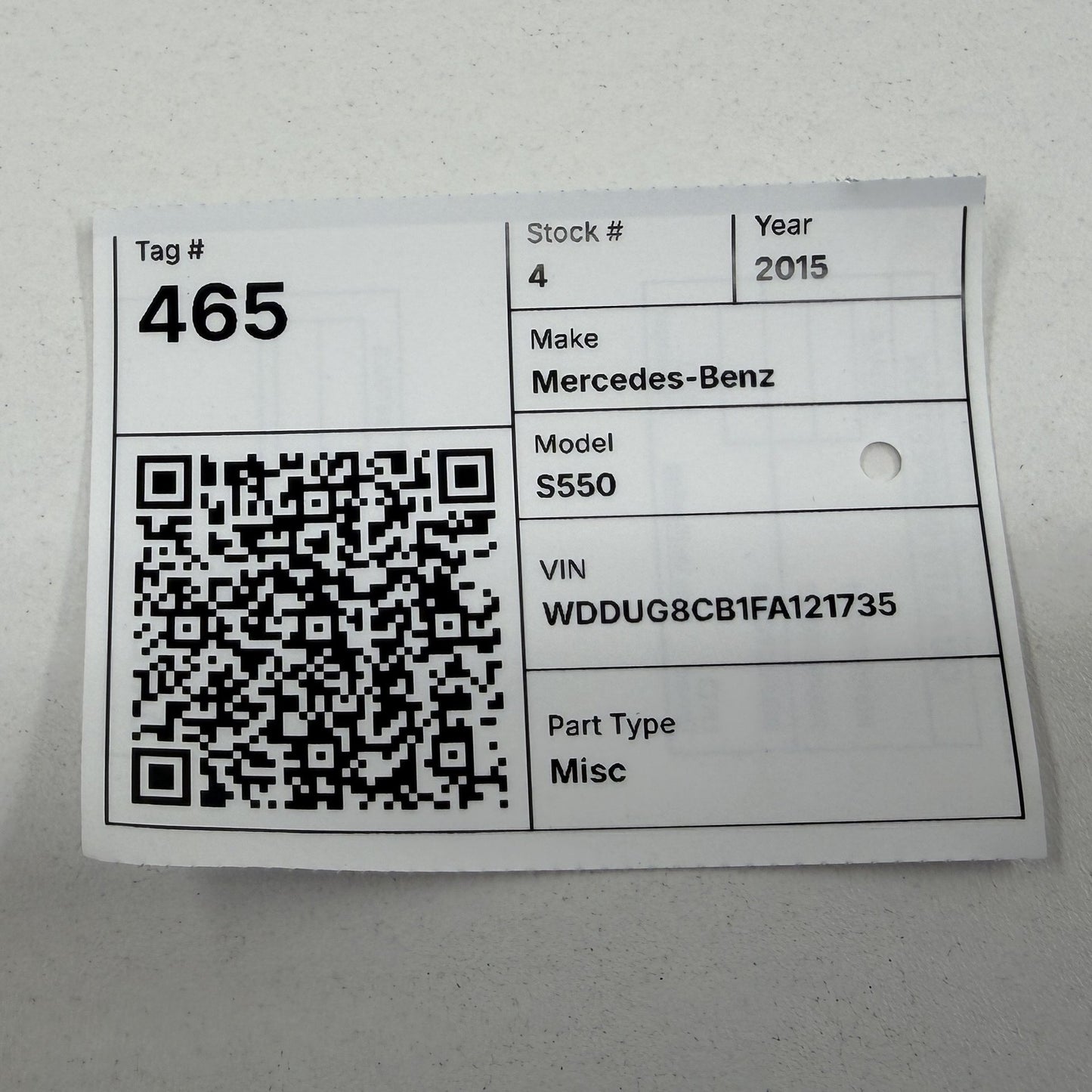 2014-2020 Mercedes-Benz S550 W222 TPMS Tire Pressure Monitor Module OEM