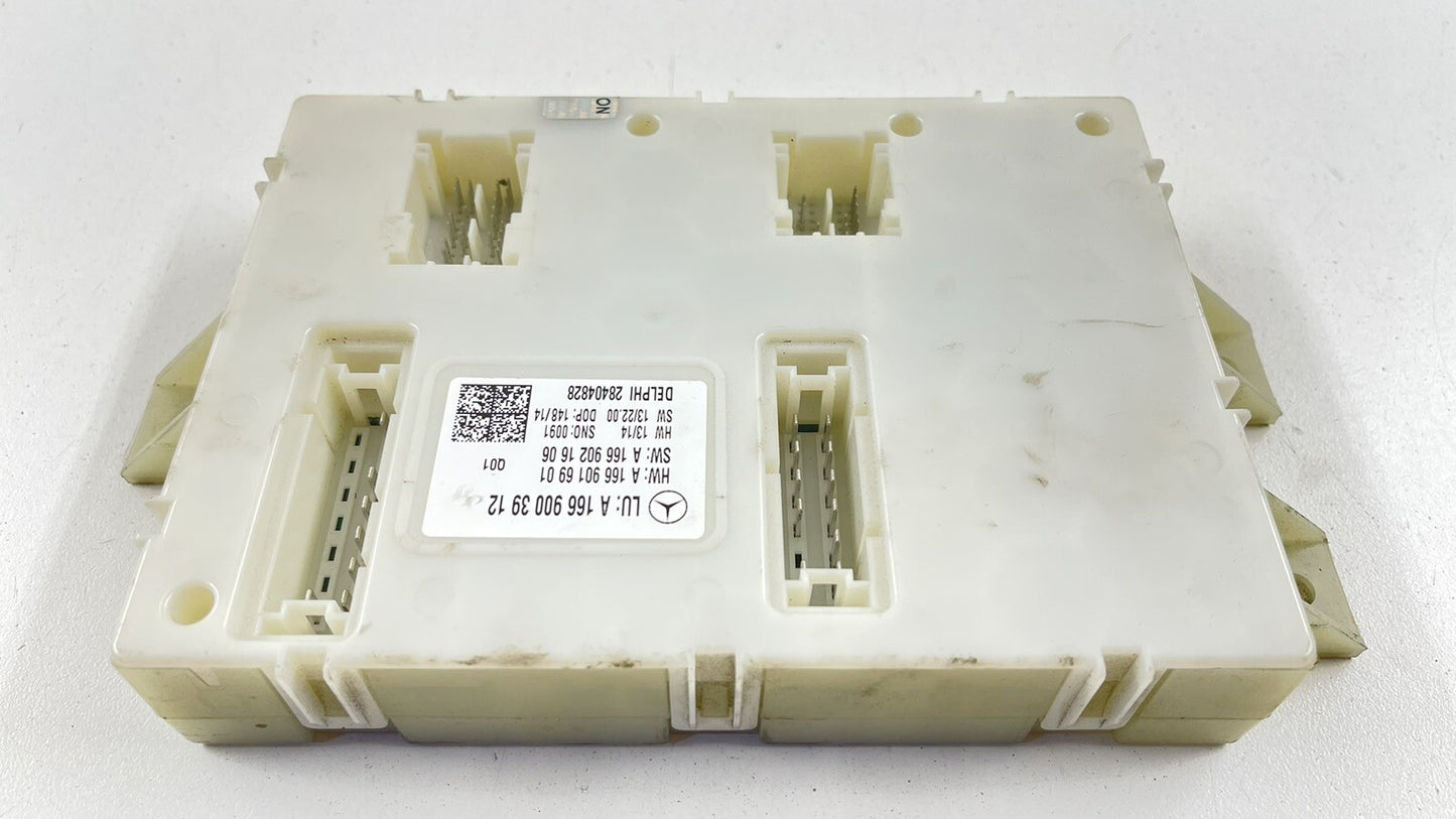 13-16 MERCEDES BENZ GL350 X166 REAR SAM CONTROL MODULE 1669003912 OEM