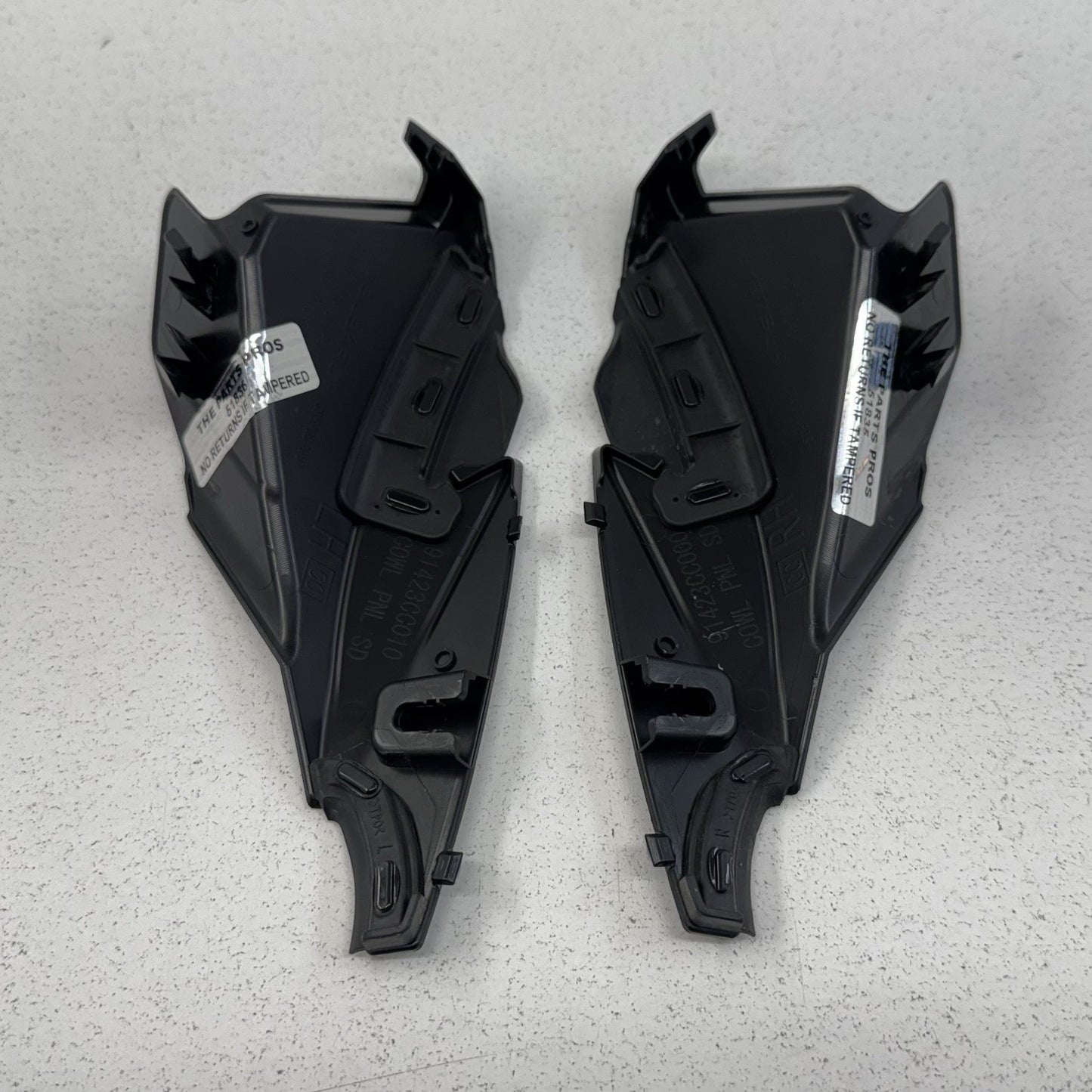 22-26 Toyota GR86 BRZ Front Windshield Cowl Fender Trim Cover Pair OEM