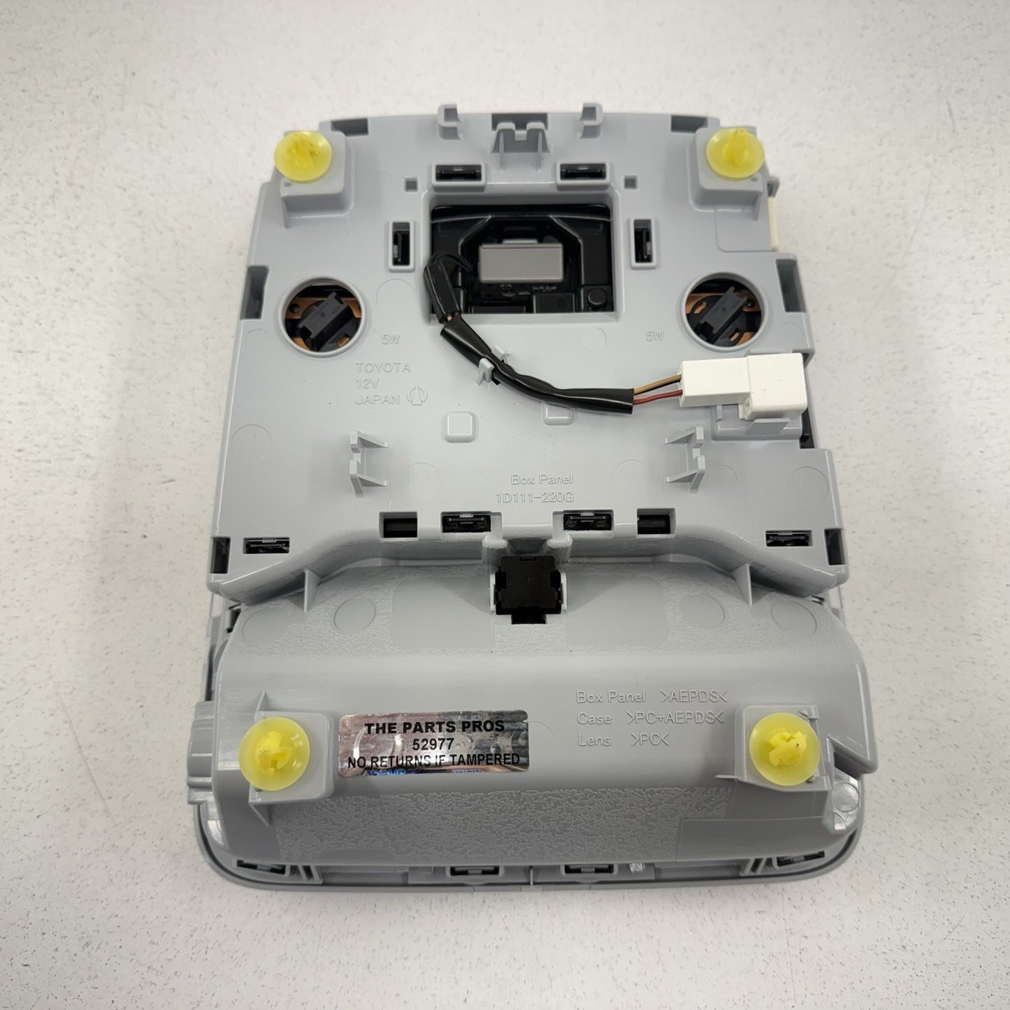 16-22 Toyota Prius / Prius Prime Front Overhead Console Reading Light Dome OEM