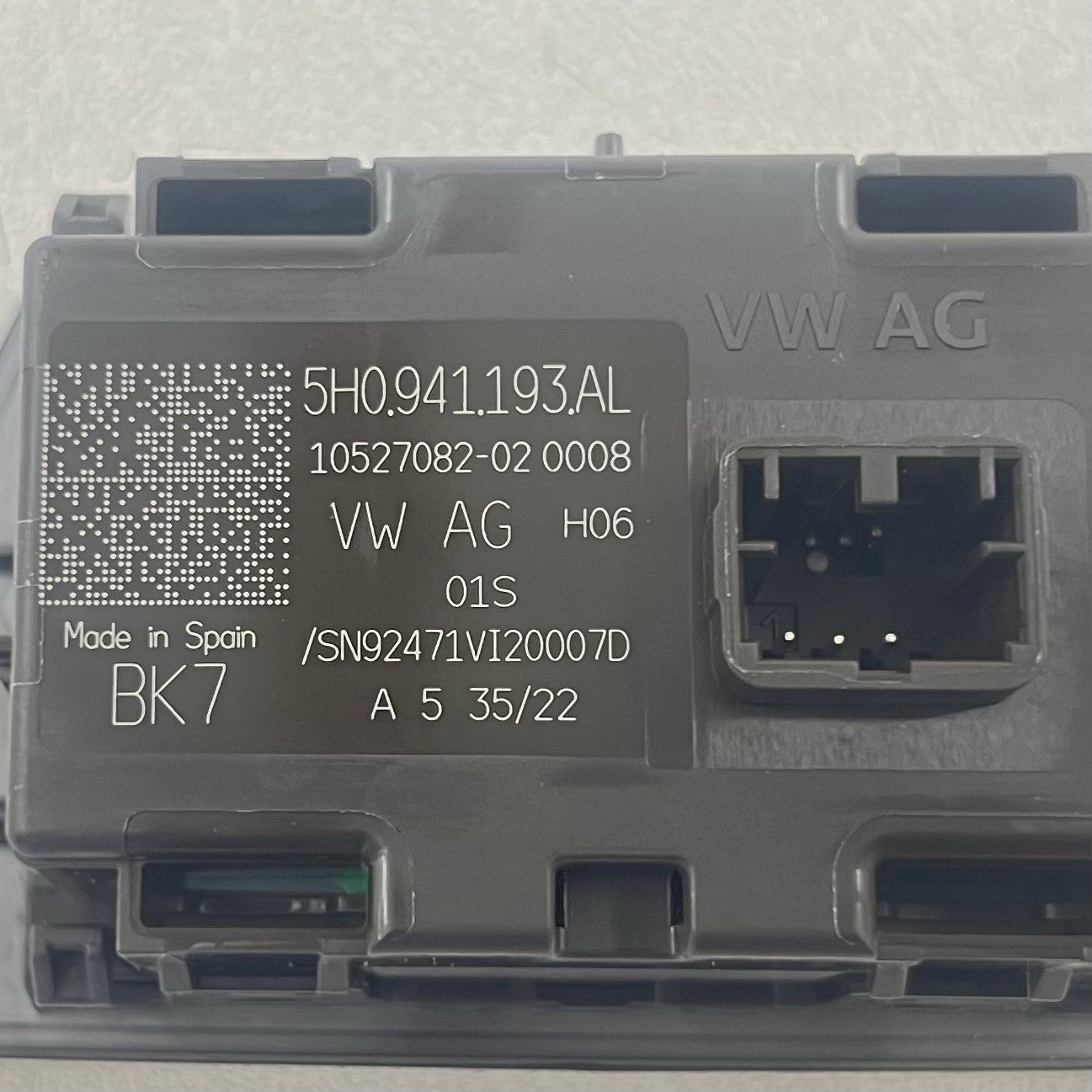 22-25 VOLKSWAGEN GOLF R HEADLIGHT HEAD LIGHT LAMP CONTROL SWITCH 5H0941193AL OEM
