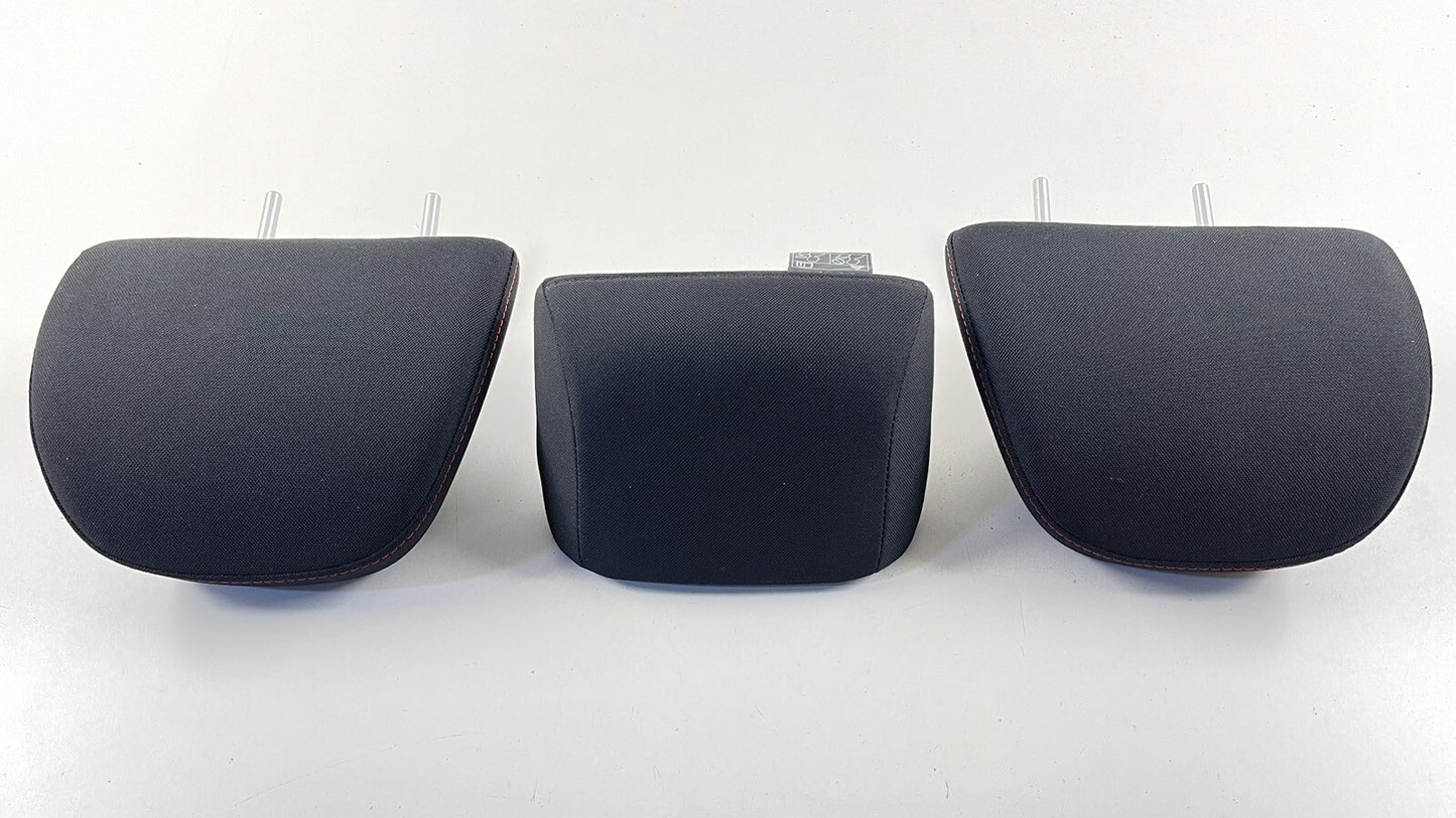 22-23 SUBARU WRX LEFT RIGHT REAR SEAT HEADREST HEAD REST CLOTH SET OEM