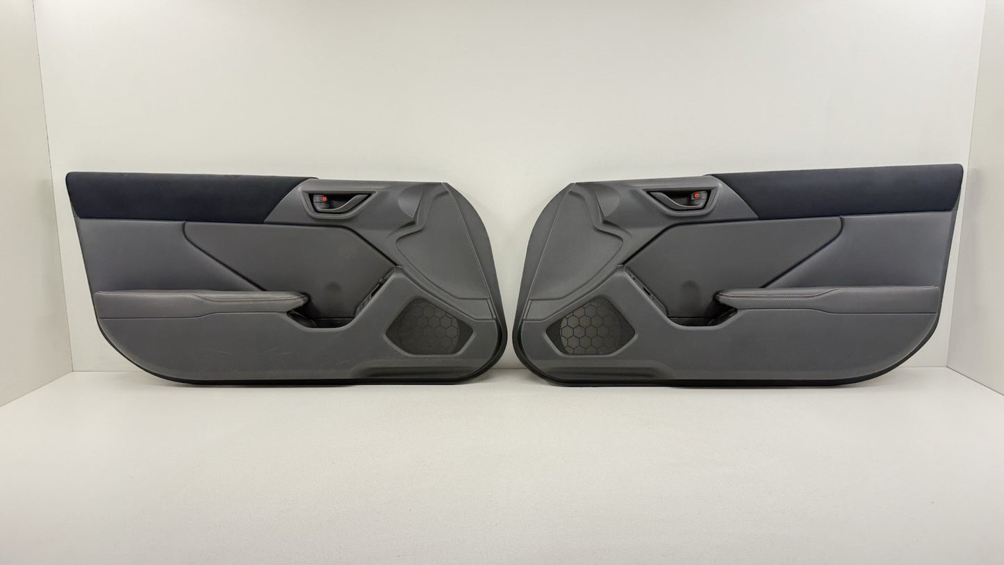 22-26 Toyota GR86 Premium Door Panel Card Cover Suede Trim Pair Left & Right OEM