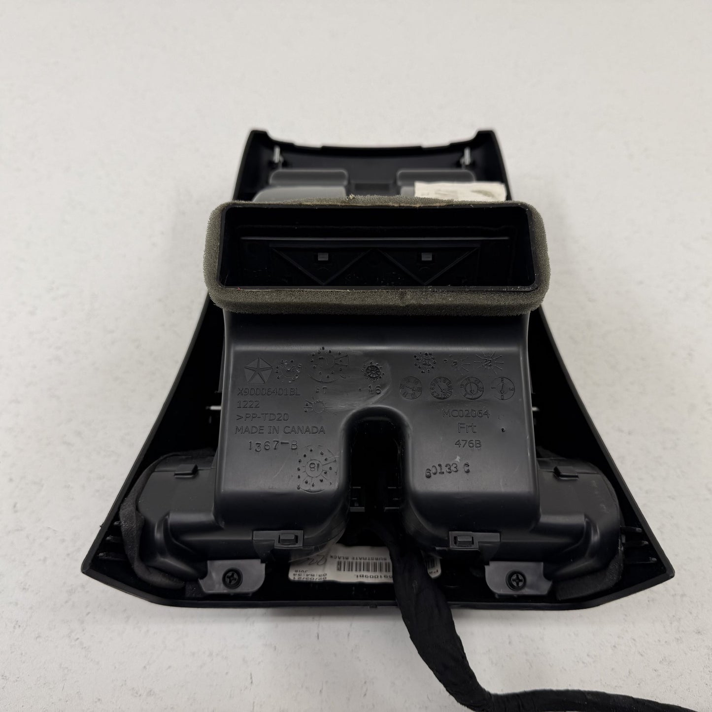 2018-2024 Dodge Durango Center Console Rear USB Air Vent Trim Panel OEM
