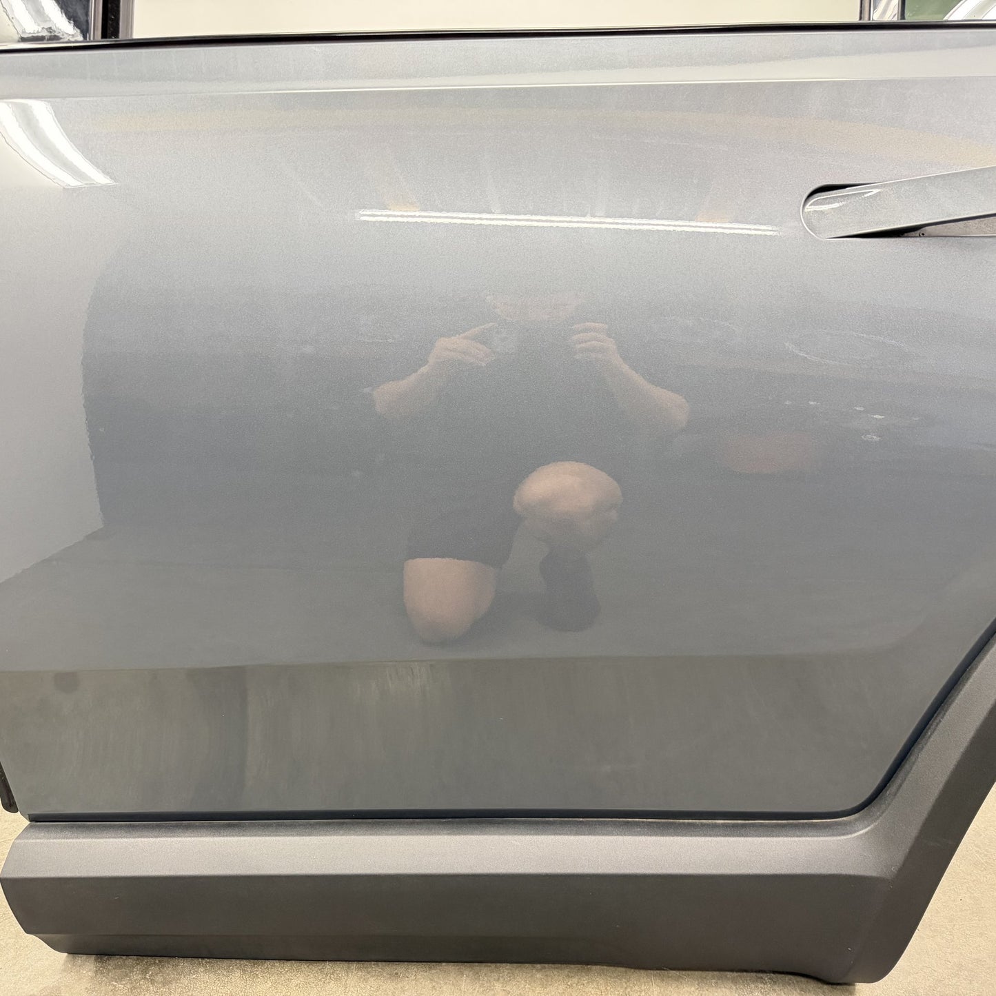 2022-2024 Rivian R1S Driver Left Rear Door Shell Complete W/ Glass OEM