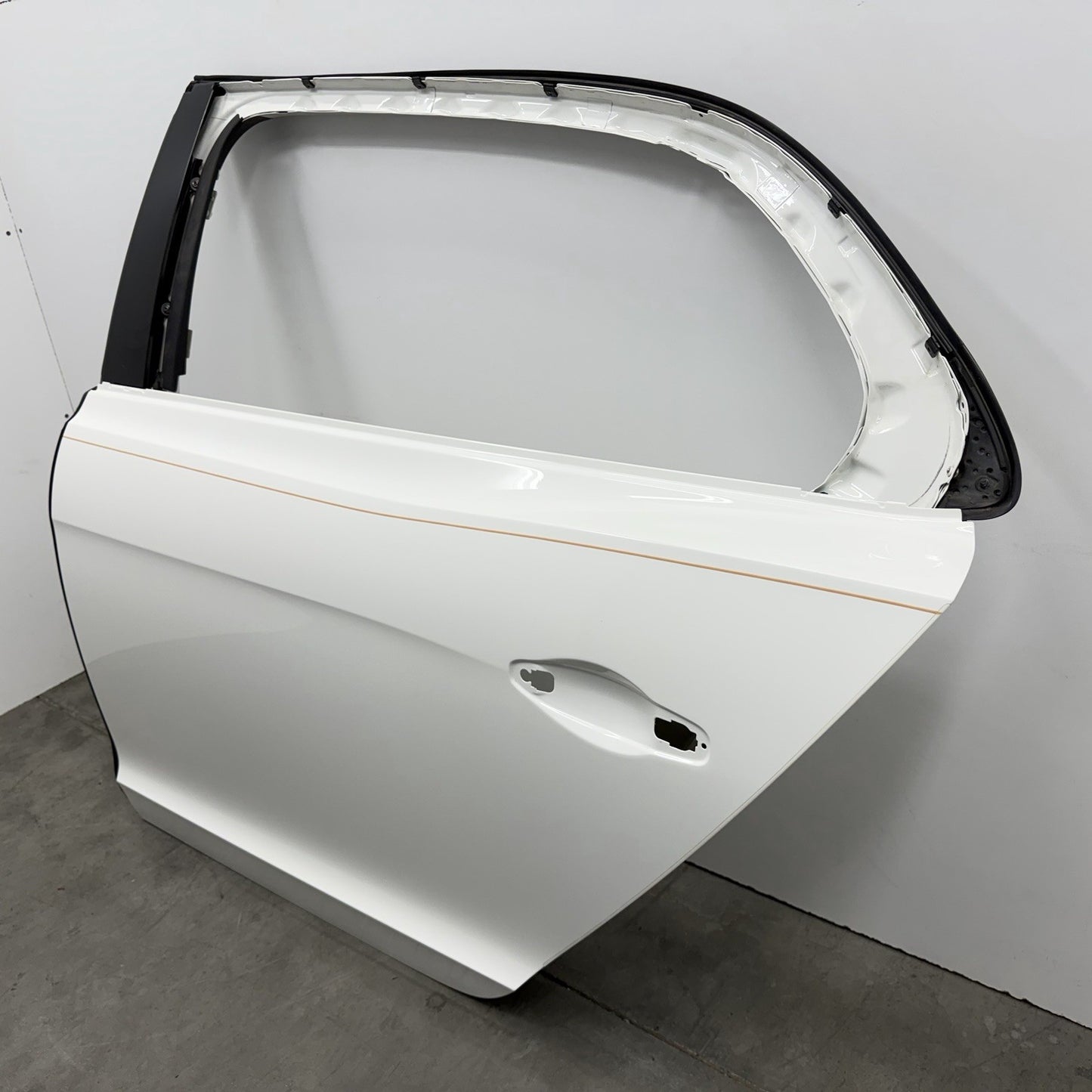 14-18 Bentley Flying Spur Driver Left Rear Door Shell Glacier White OEM