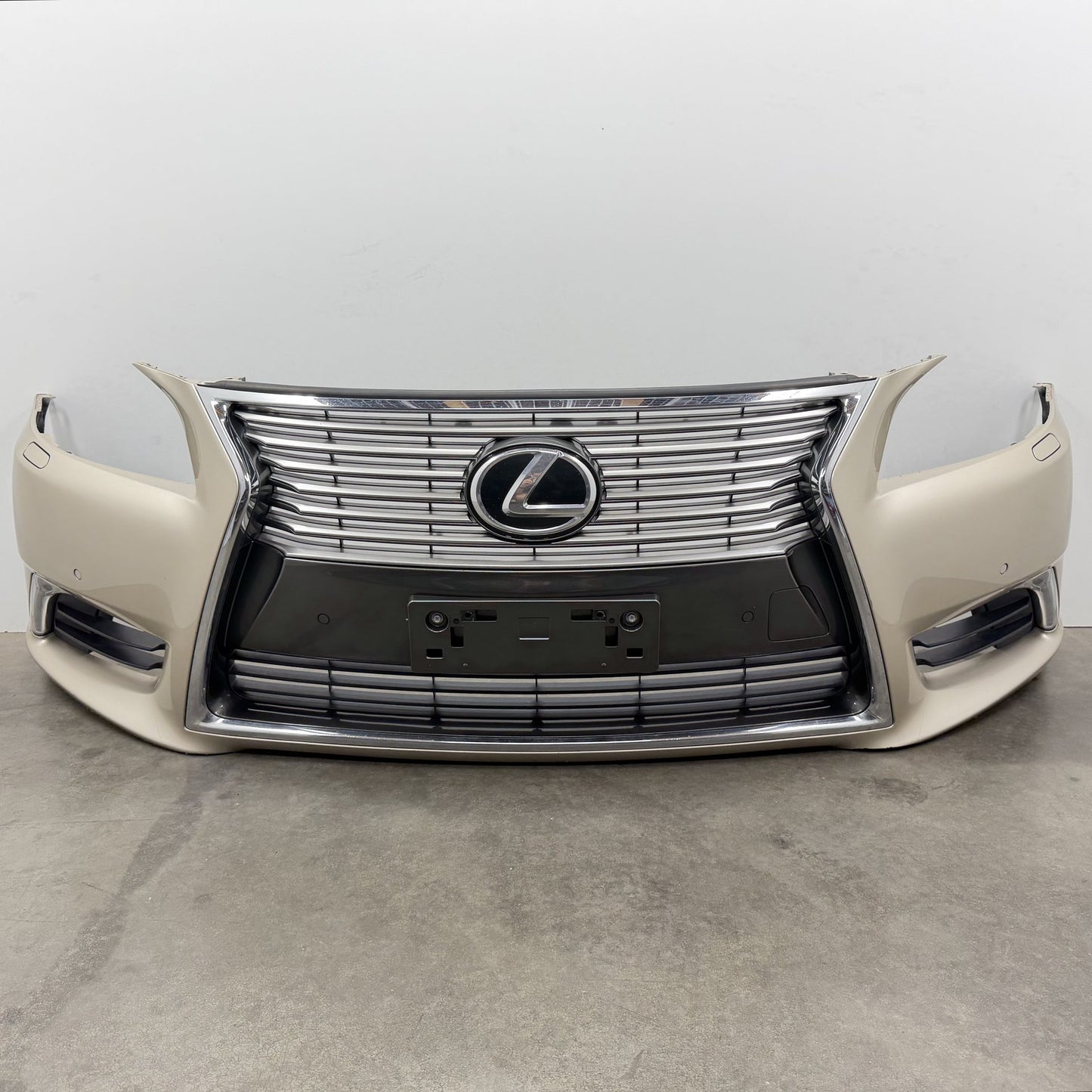 2013-2017 Lexus LS460 Front Bumper Cover Complete W/ Grills & Sensors OEM