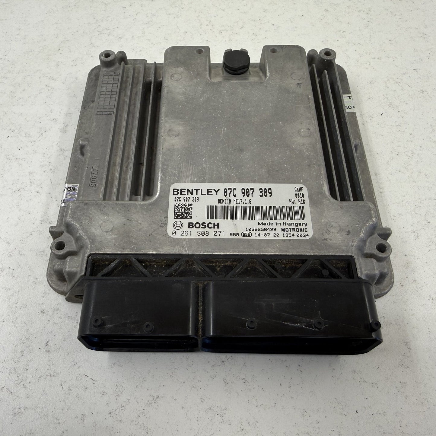 2014-2018 Bentley Flying Spur W12 Engine Control Module ECU Pair 07C907309 OEM