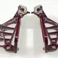 07-17 ASTON MARTIN VANTAGE FRONT HOOD HINGE MOUNT SUPPORT BRACKET PAIR OEM