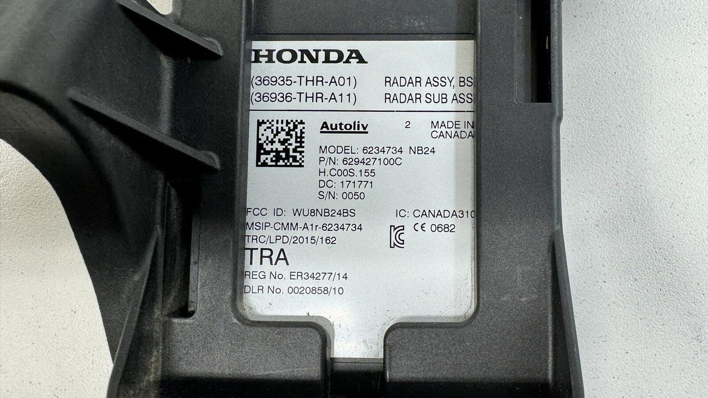 18-23 HONDA ODYSSEY DRIVER LEFT REAR BLIND SPOT RADAR CONTROL MODULE OEM