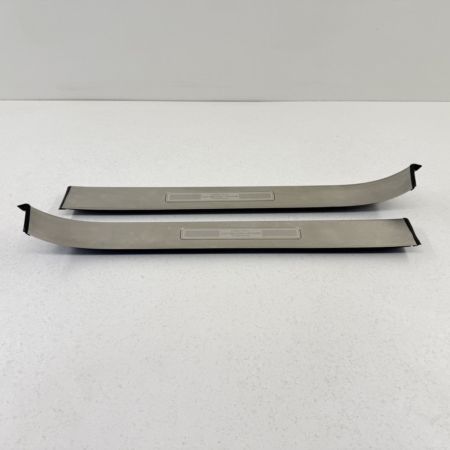 2014-2018 Bentley Flying Spur Door Sill Scuff Kick Plate Set Front & Rear OEM