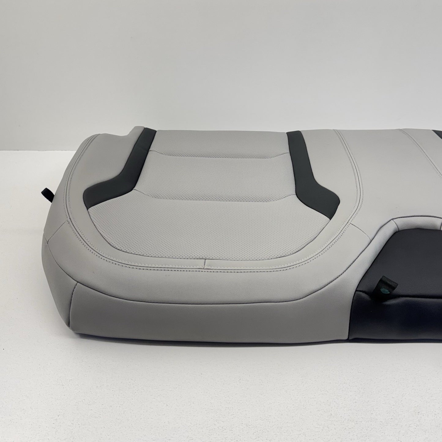 16-24 Chevrolet Camaro Coupe Rear Seat Set Upper Lower Cushion Gray Leather OEM