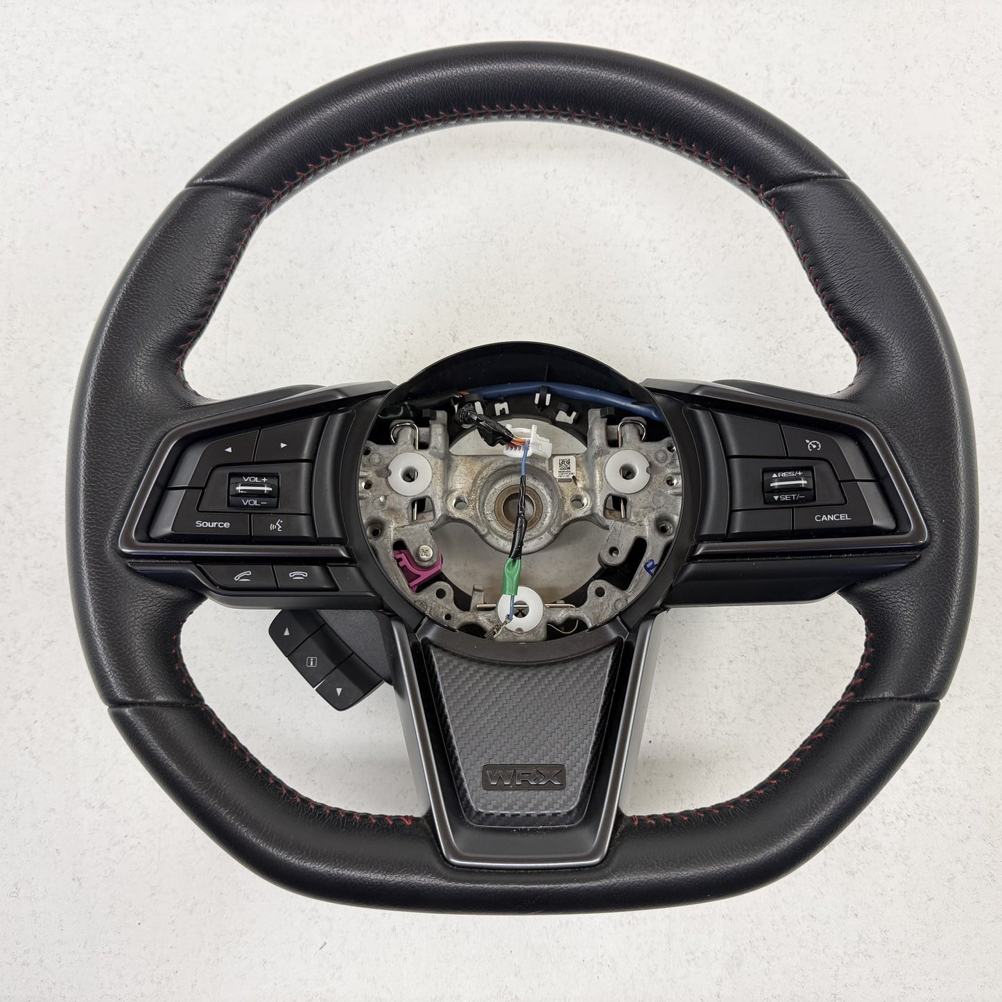 2022-2026 Subaru WRX Limited Manual Flat Bottom Steering Wheel Leather Black OEM