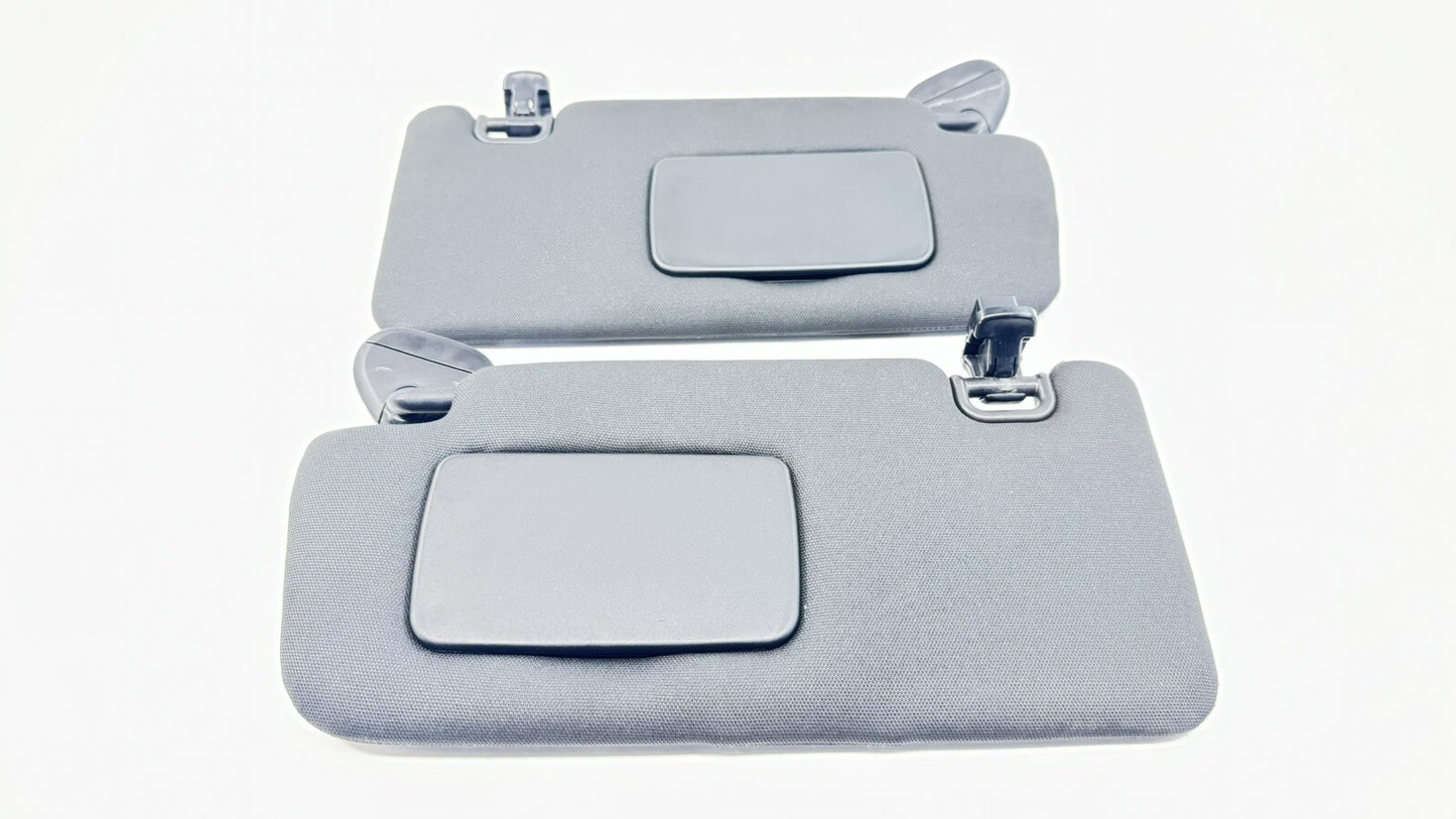 15-21 SUBARU WRX STI LEFT & RIGHT SUNVISOR SUN VISOR SHADE PAIR BLACK OEM