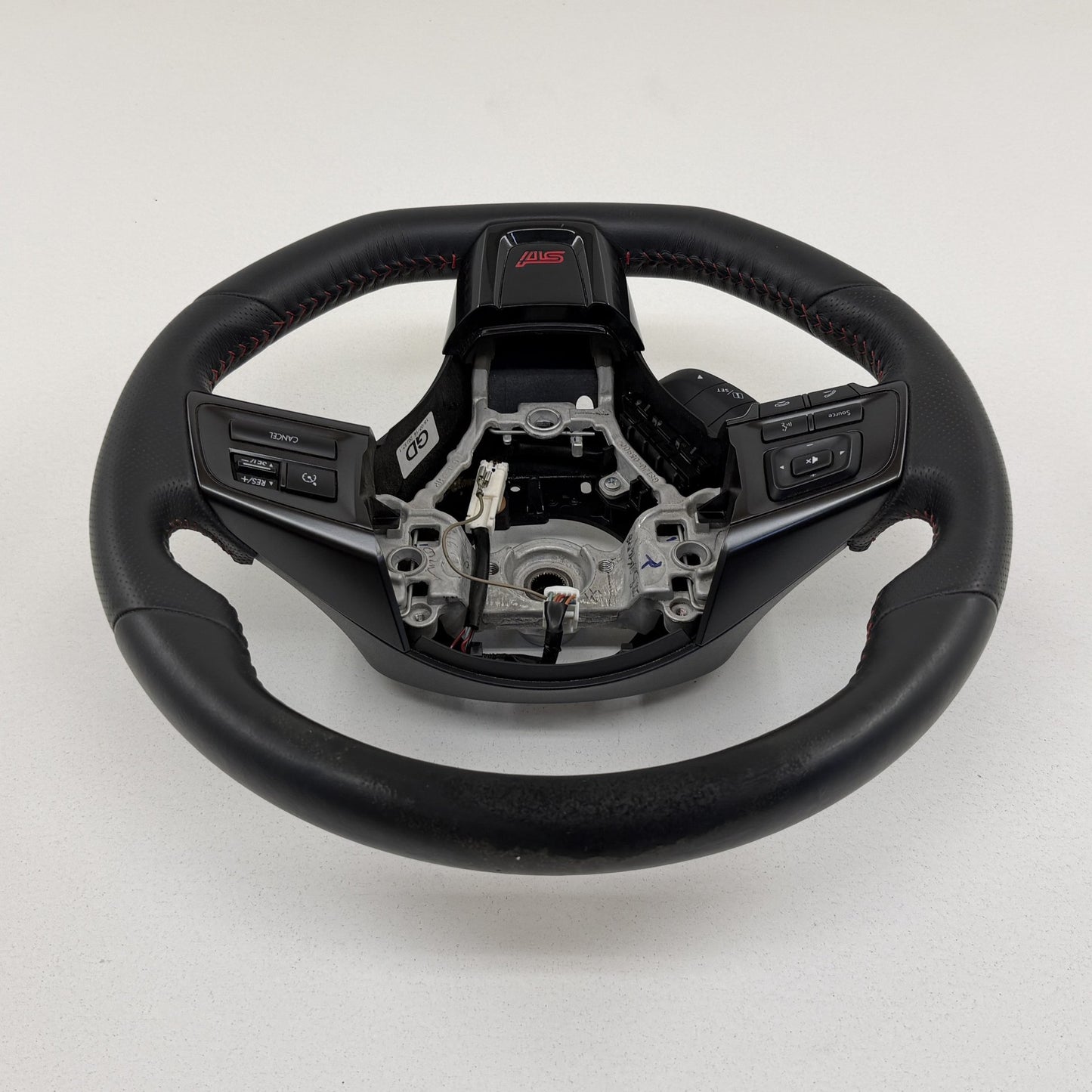 2018-2021 Subaru WRX STI Steering Wheel Leather W/ Piano Black Trim OEM