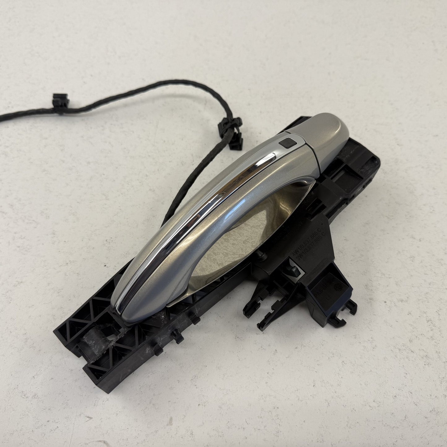 2014-2018 Bentley Flying Spur Driver Left Rear Exterior Door Handle Silver OEM