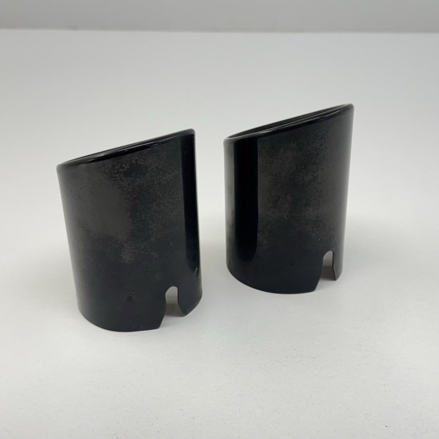 19-21 BMW M2 F87 Competition Rear Muffler Exhaust Tip Set Black 7853892 OEM