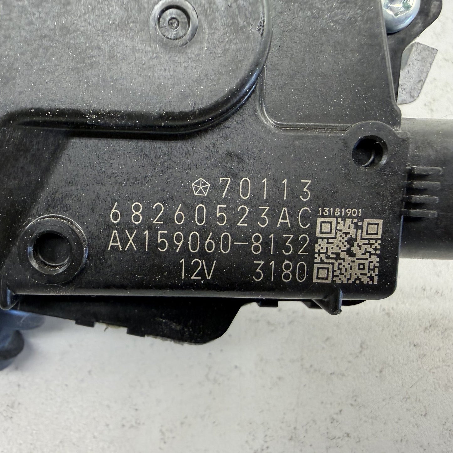 2016-2026 Dodge Durango Front Windshield Wiper Motor 68260523AC OEM