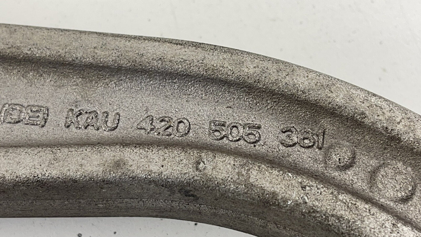 08-15 AUDI R8 SPYDER DRIVER LEFT REAR UPPER CONTROL ARM 420 505 323 D OEM