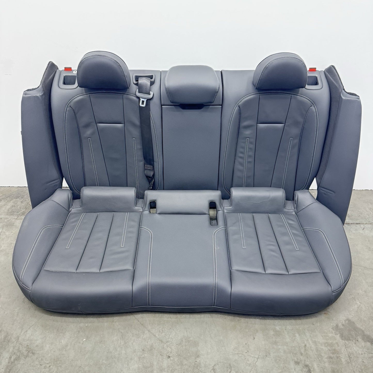 20-24 Audi A4 S-Line Bucket Seat Set Front & Rear Leather Black OEM