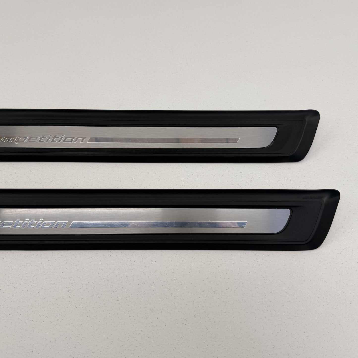 2021-2026 BMW M4 Competition G82 Front Door Sill Scuff Plate Pair 8085272 OEM