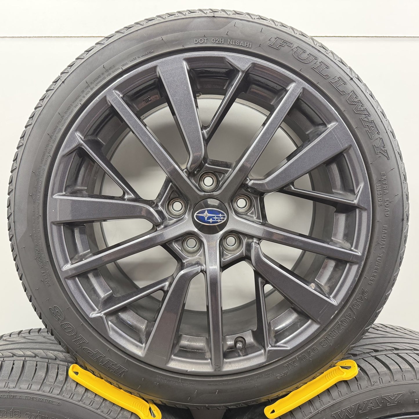 2022-2026 Subaru WRX Limited 18" Wheels Set Rims & Tires 28111VC040 Factory OEM