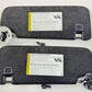22-23 CADILLAC CT4 V BLACKWING LEFT & RIGHT SUNVISOR SUN VISOR PAIR SUEDE OEM