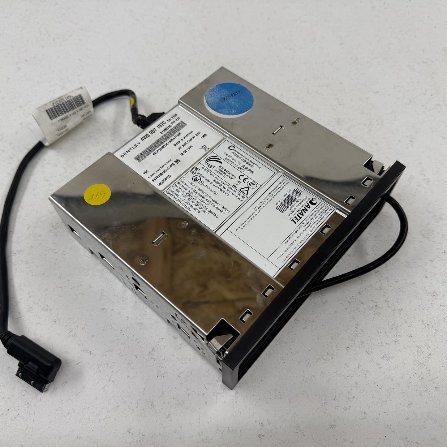 14-18 Bentley Flying Spur Rear Seat Entertainment Multimedia Control Module OEM