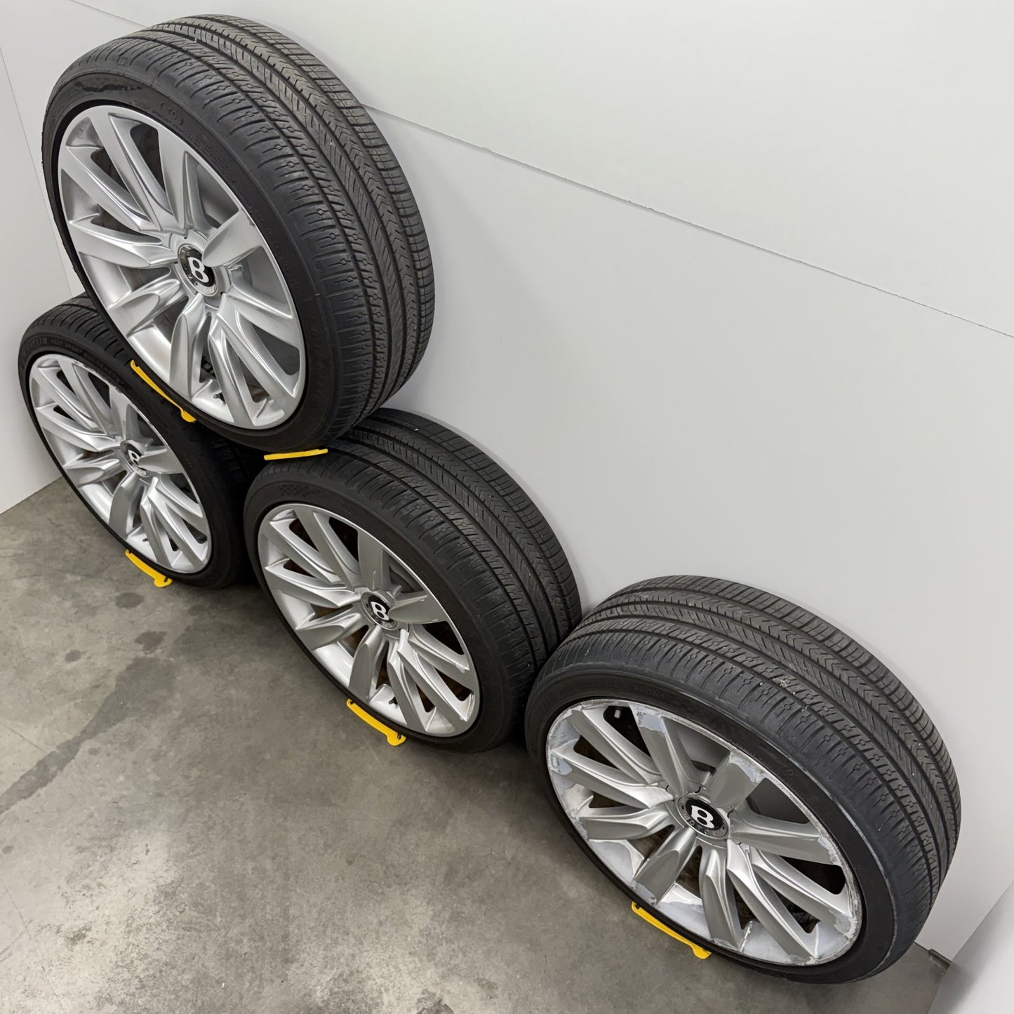 2014-2018 Bentley Flying Spur 21" Wheels Set 10 Spoke Rims & Tires Factory OEM