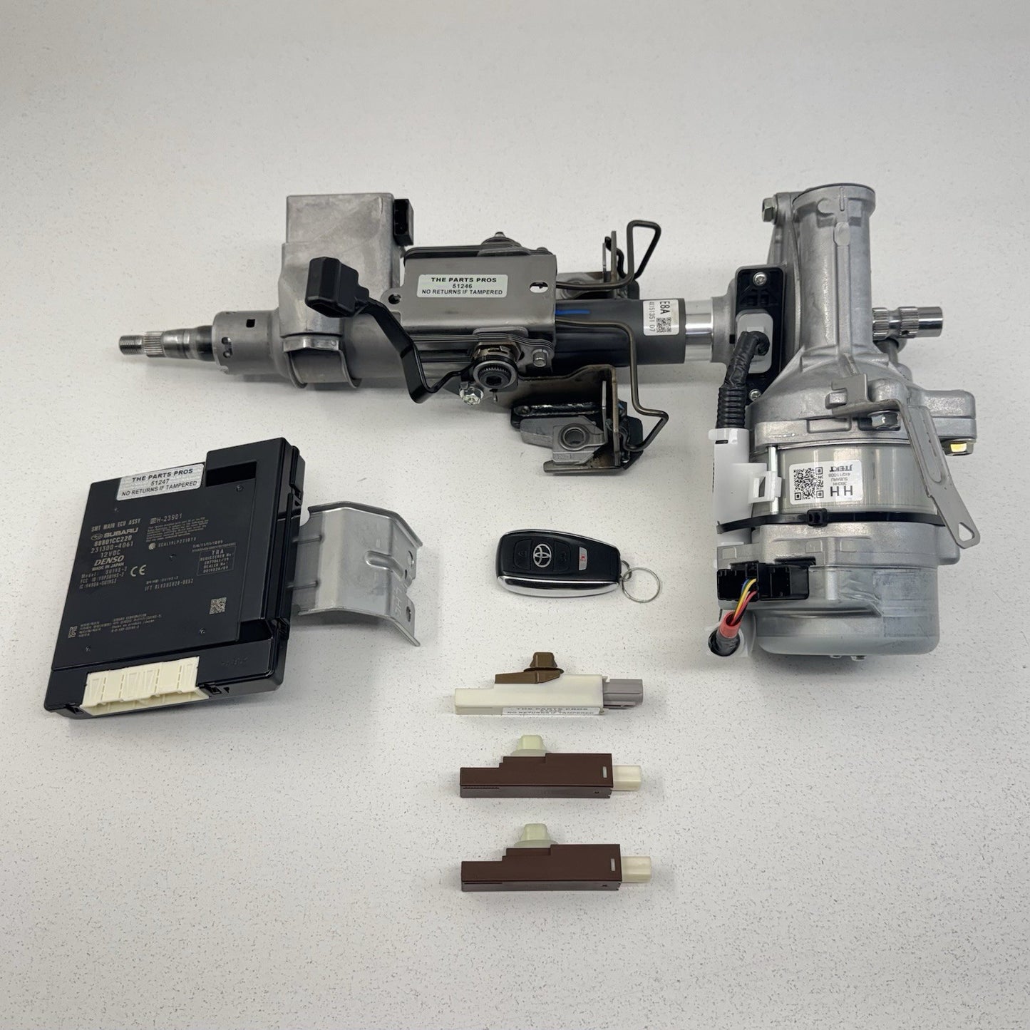 22-26 Toyota GR86 Steering Column With SMT Main Keyless Module & Key Fob Set OEM