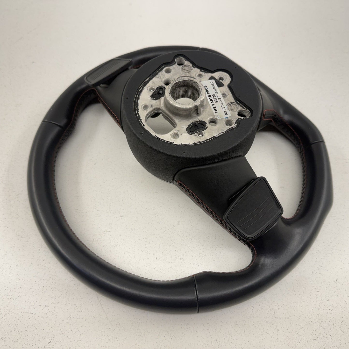 18-19 Audi A4 S4 A5 S5 Flat Bottom Steering Wheel W/ Paddle Shifters Black OEM