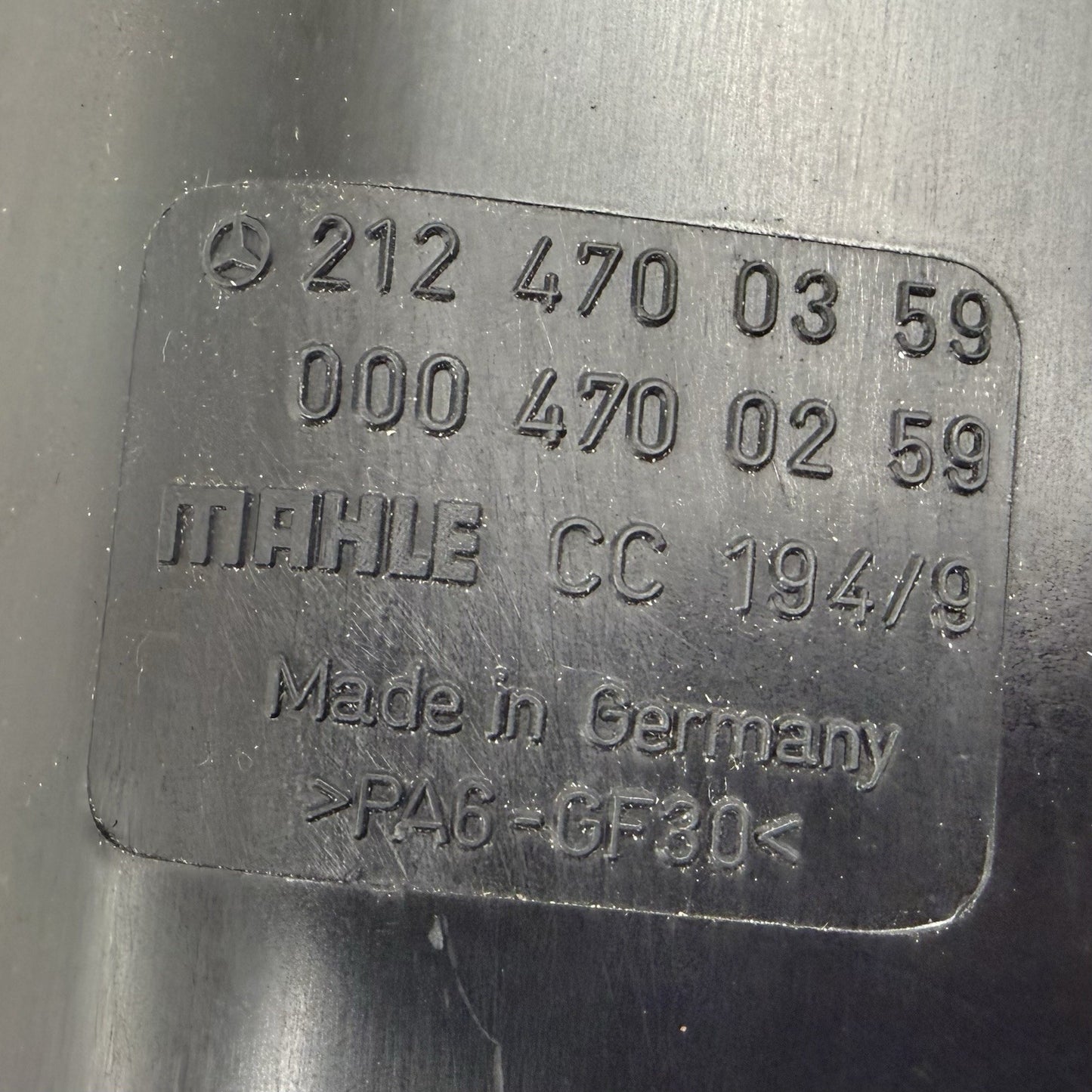 12-18 Mercedes W218 CLS550 Fuel Evap Vapor Charcoal Emission Canister OEM