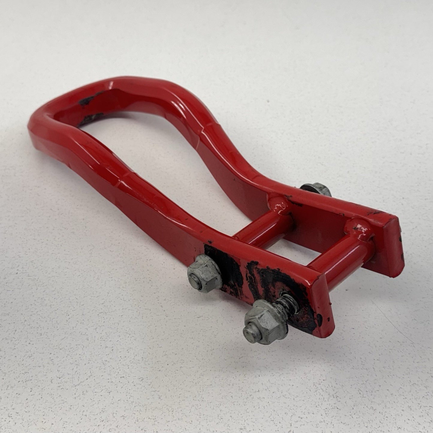 20-26 Chevy Silverado 2500 3500 Front Tow Recovery Hooks Pair Red 84513877 OEM