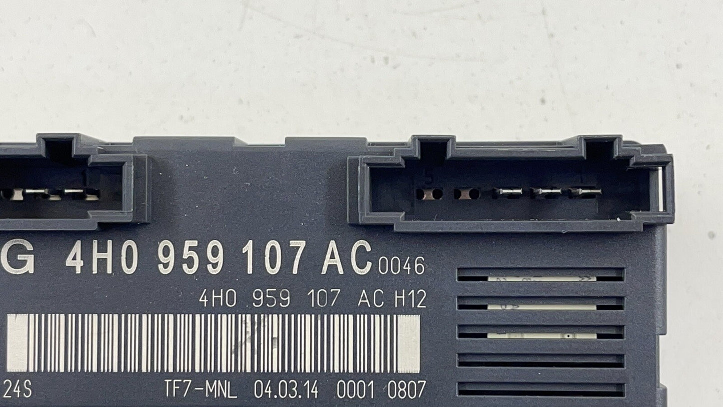 15-18 AUDI A8 S8 POWER TRUNK CONTROL MODULE 4H0 959 107 AC OEM