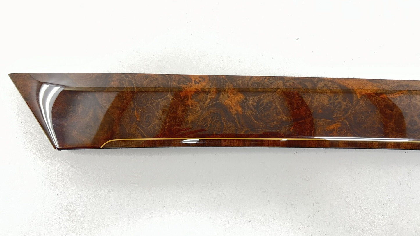 13-18 BENTLEY FLYING SPUR DRIVER LEFT REAR DOOR PANEL UPPER WOOD GRAIN TRIM OEM