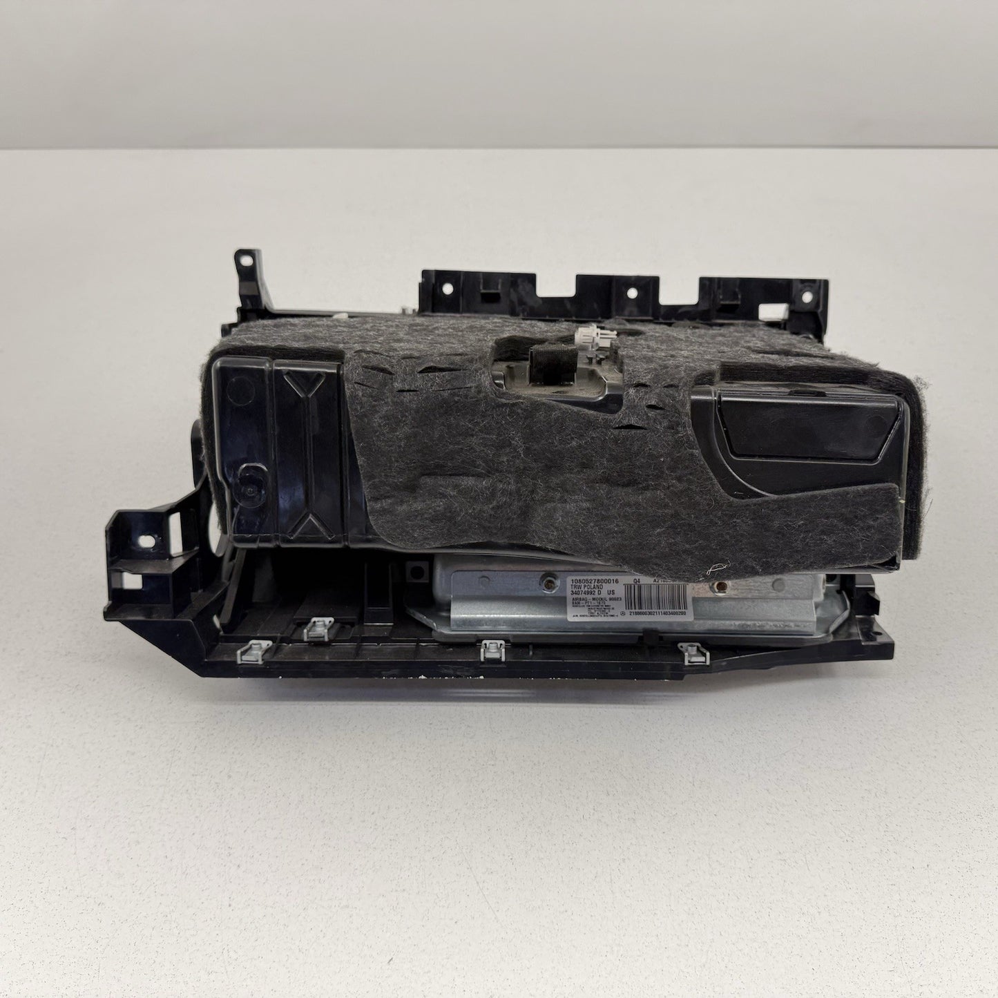 12-18 Mercedes W218 CLS550 Dashboard Glove Box Storage W/ Knee Airbag Gray OEM