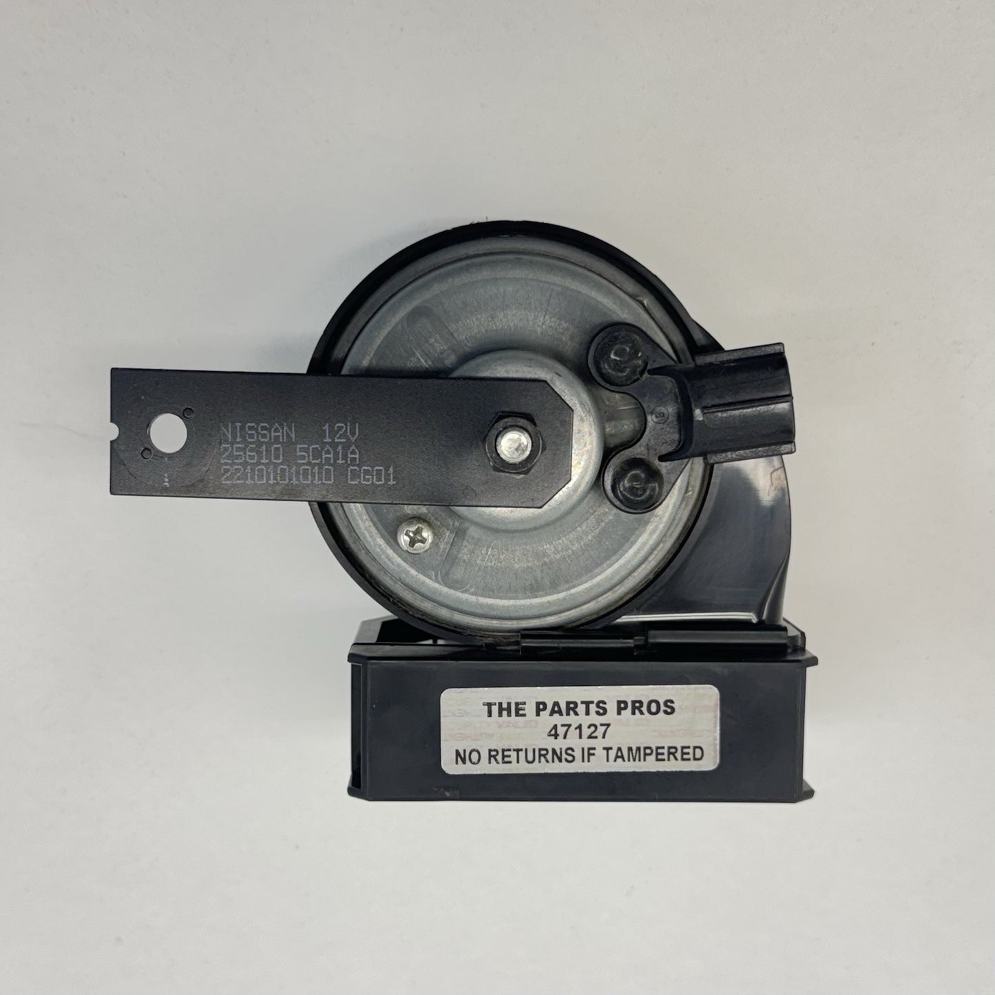 21-24 Infiniti Q50 Q60 Electric High Tone Pitch Horn Siren Signal 256105CA1A OEM