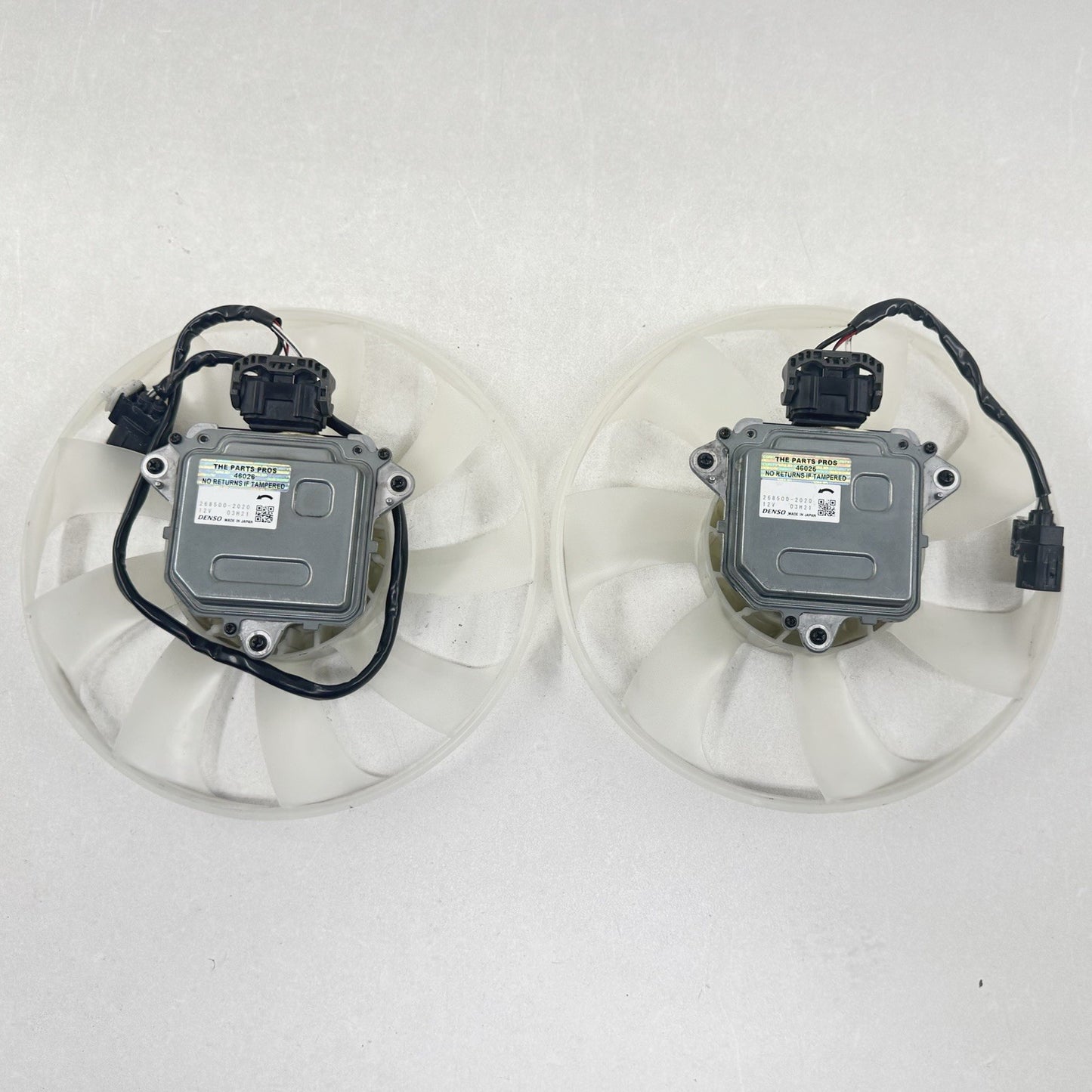 22-26 Toyota GR86 Radiator Cooling Fan Motor With Fan Blade Pair OEM