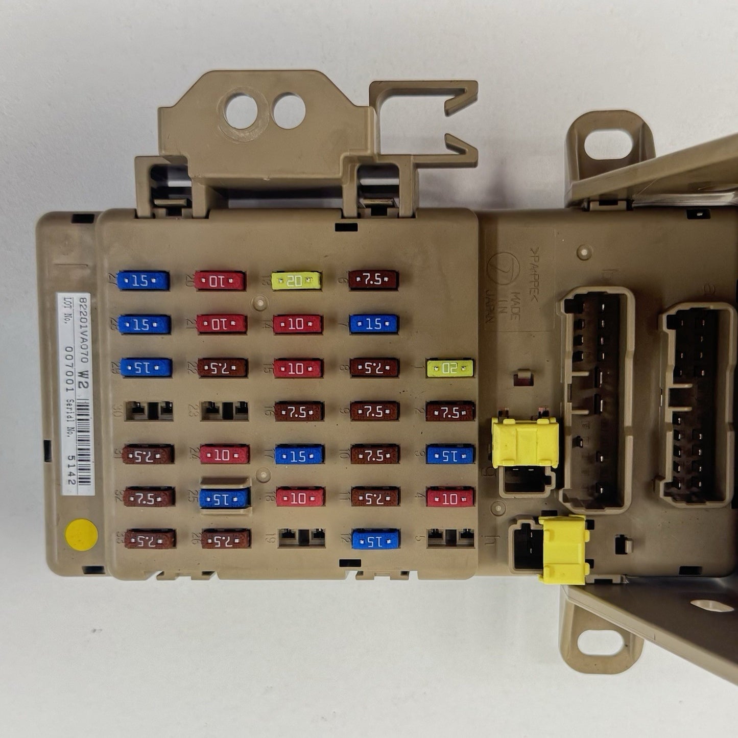 18-21 Subaru STI Dashboard Cabin Fuse Relay Junction Box Module 82201VA070 OEM